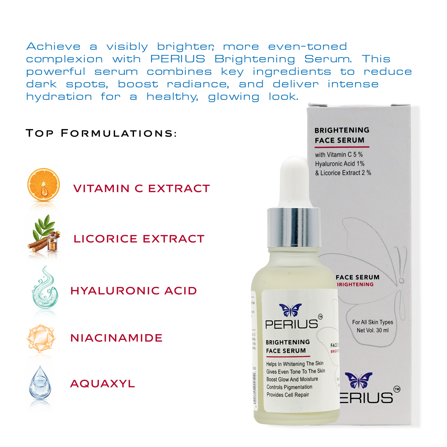 Perius Brightening Face Serum