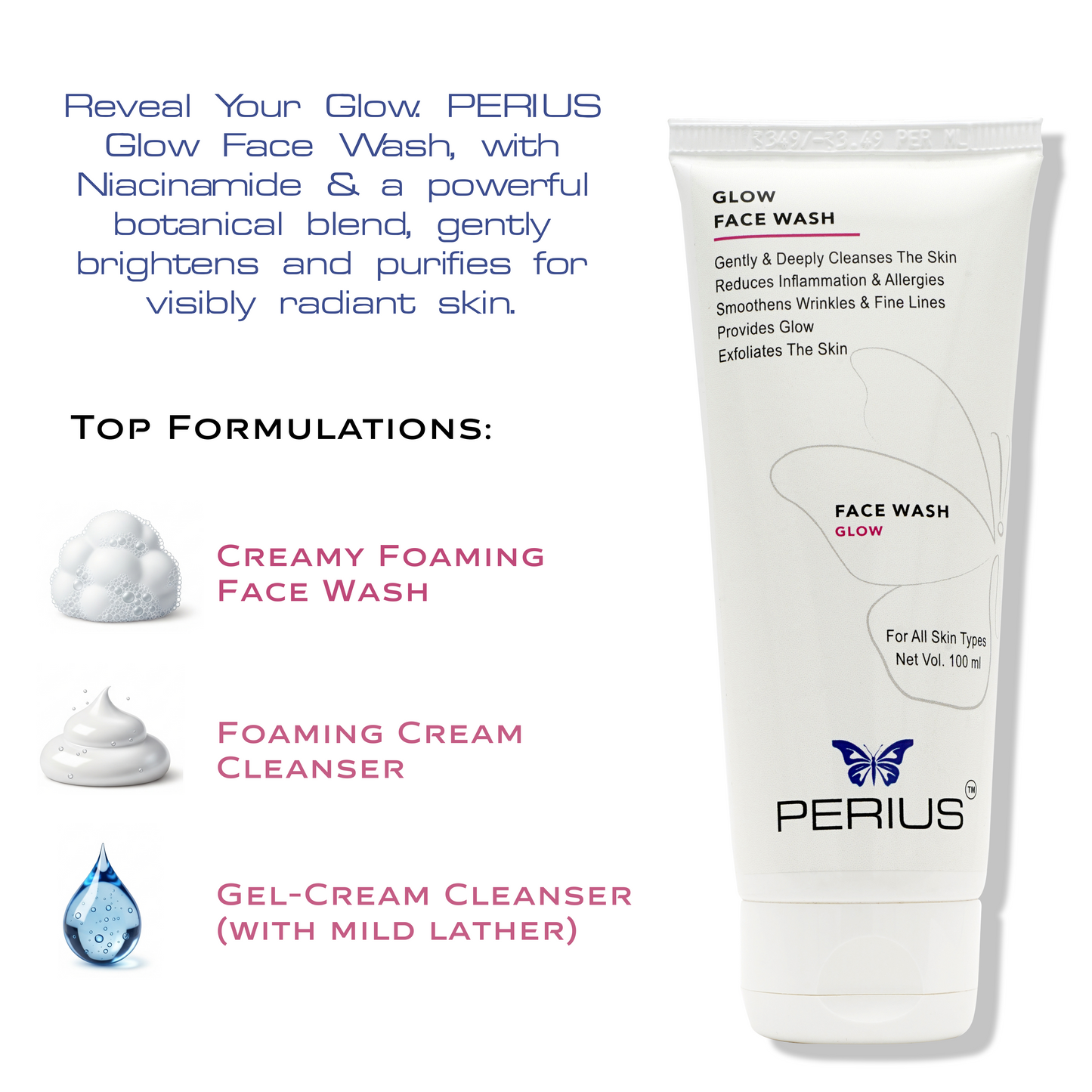 Perius Glow Face Wash