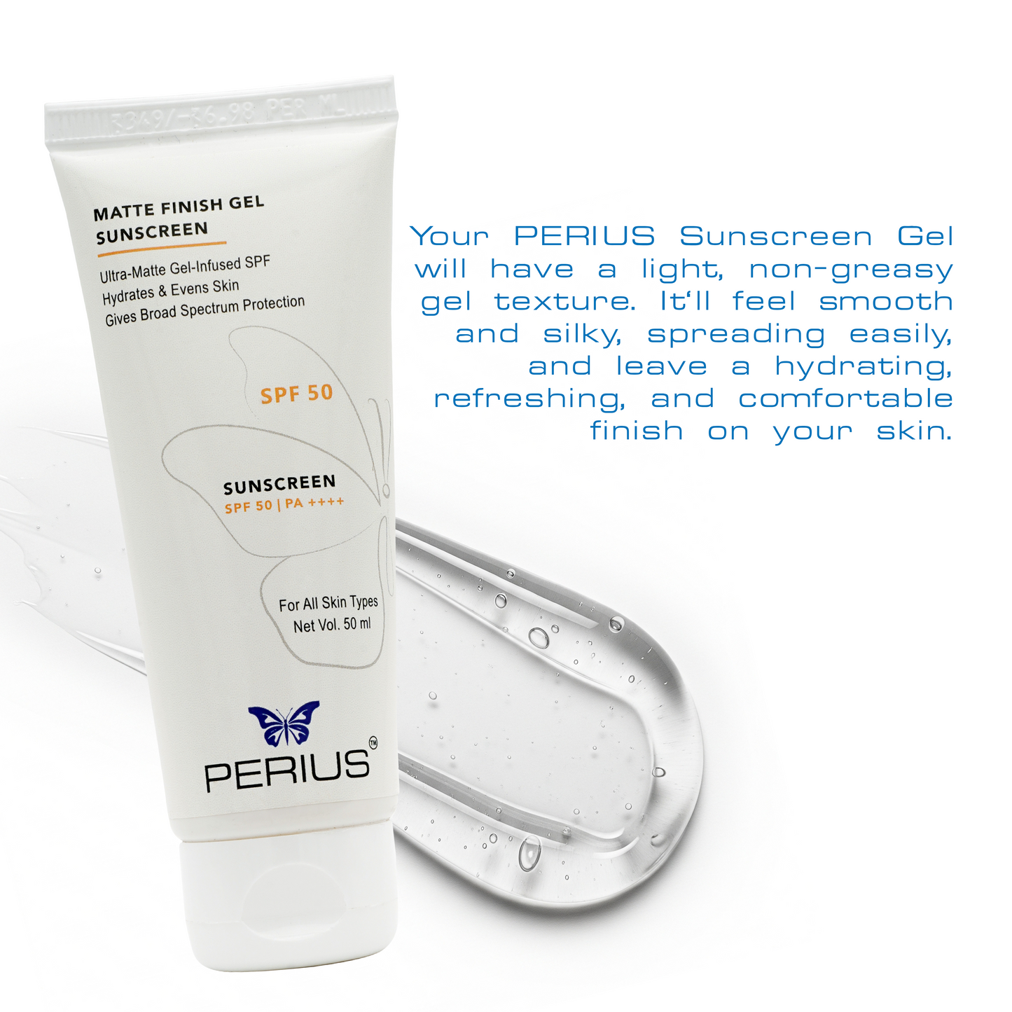 Perius Matte Finish Gel Sunscreen