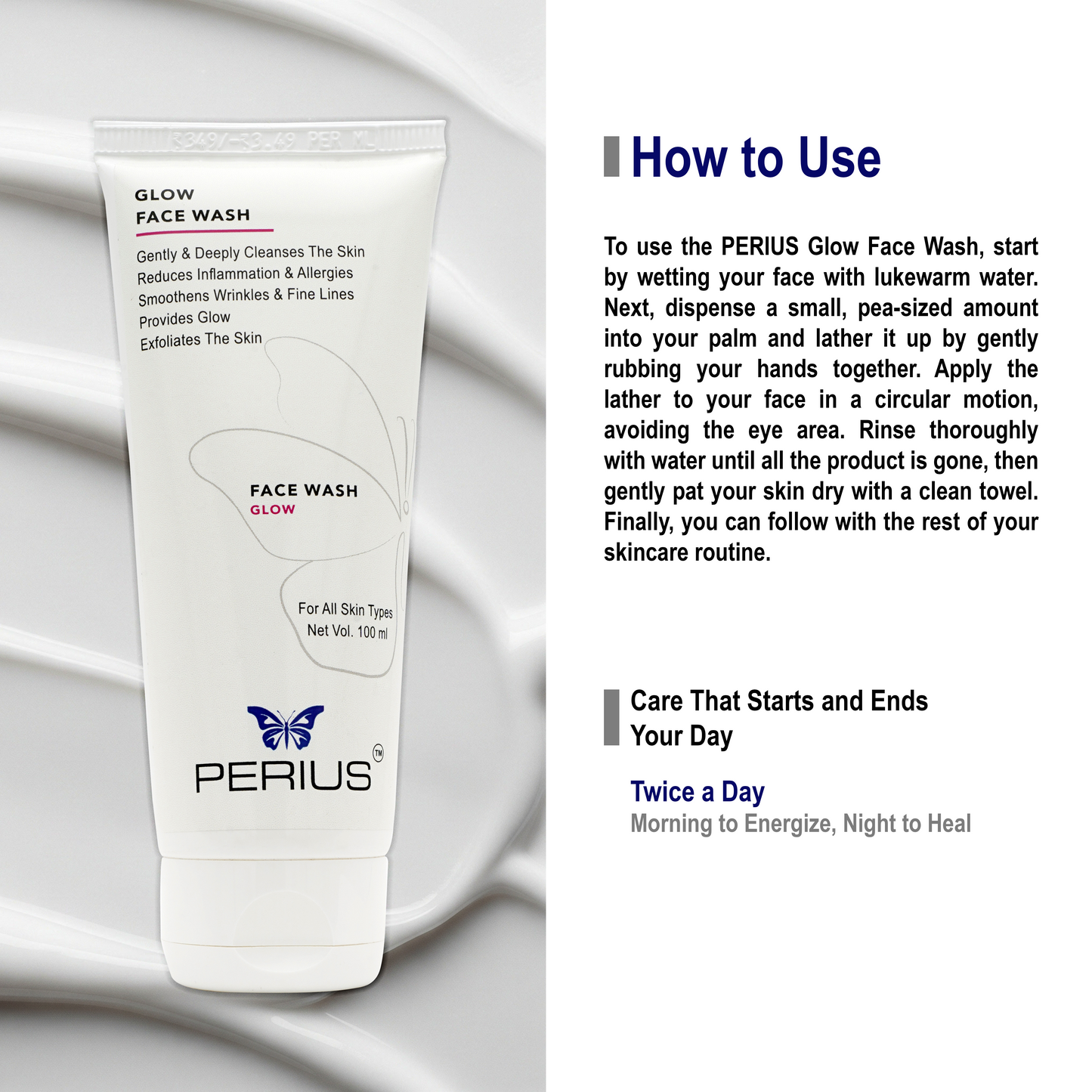Perius Glow Face Wash