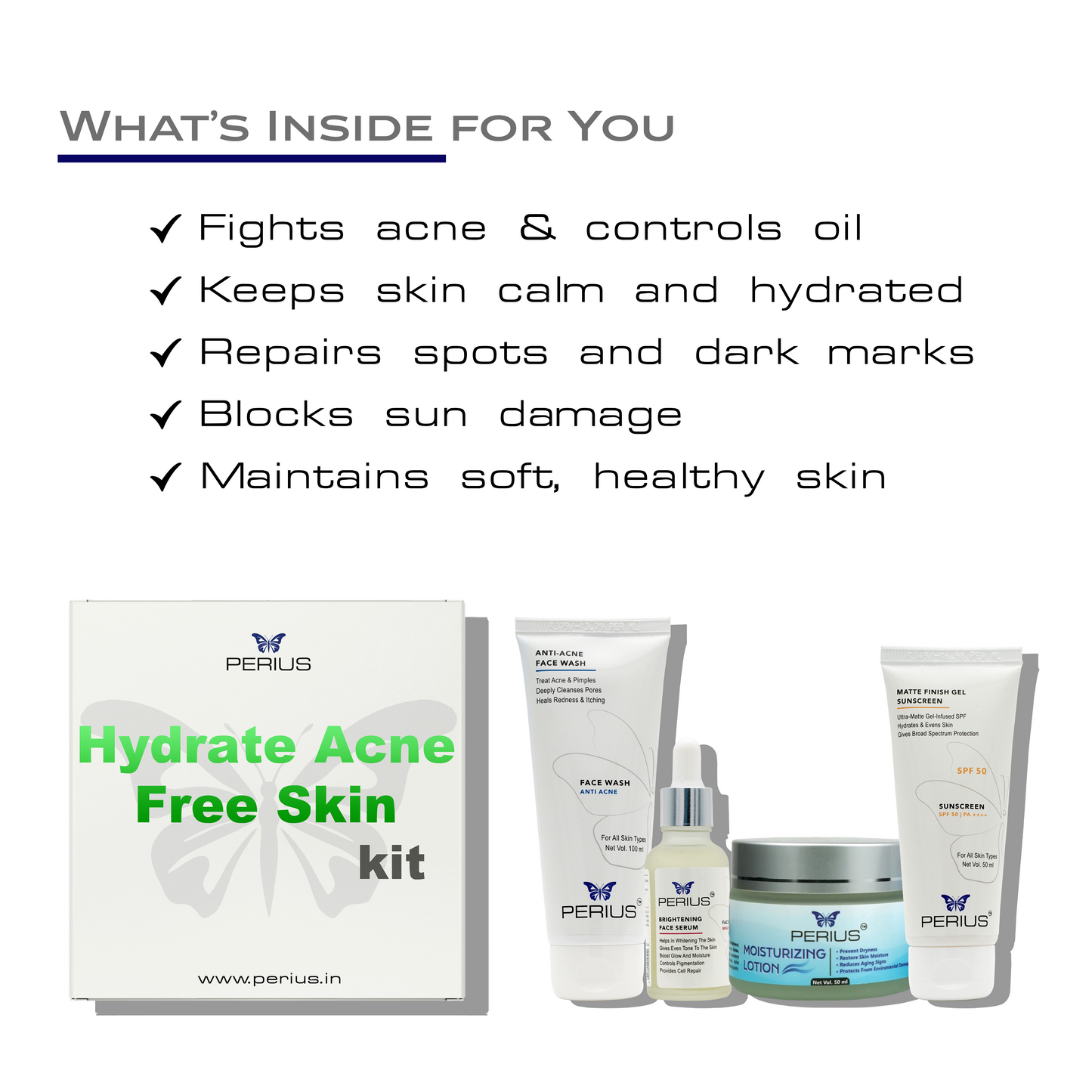 Hydrate Acne Free Skin Kit