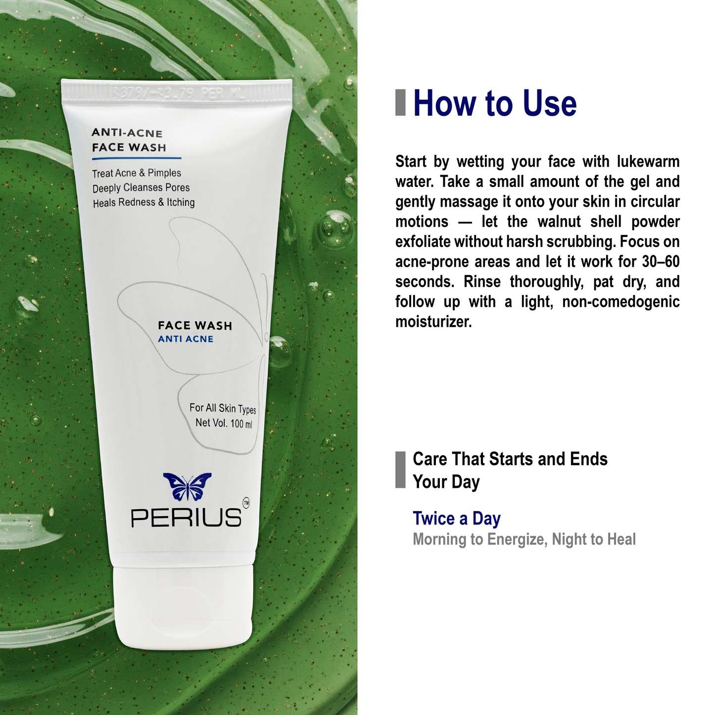 Perius Anti Acne Face Wash