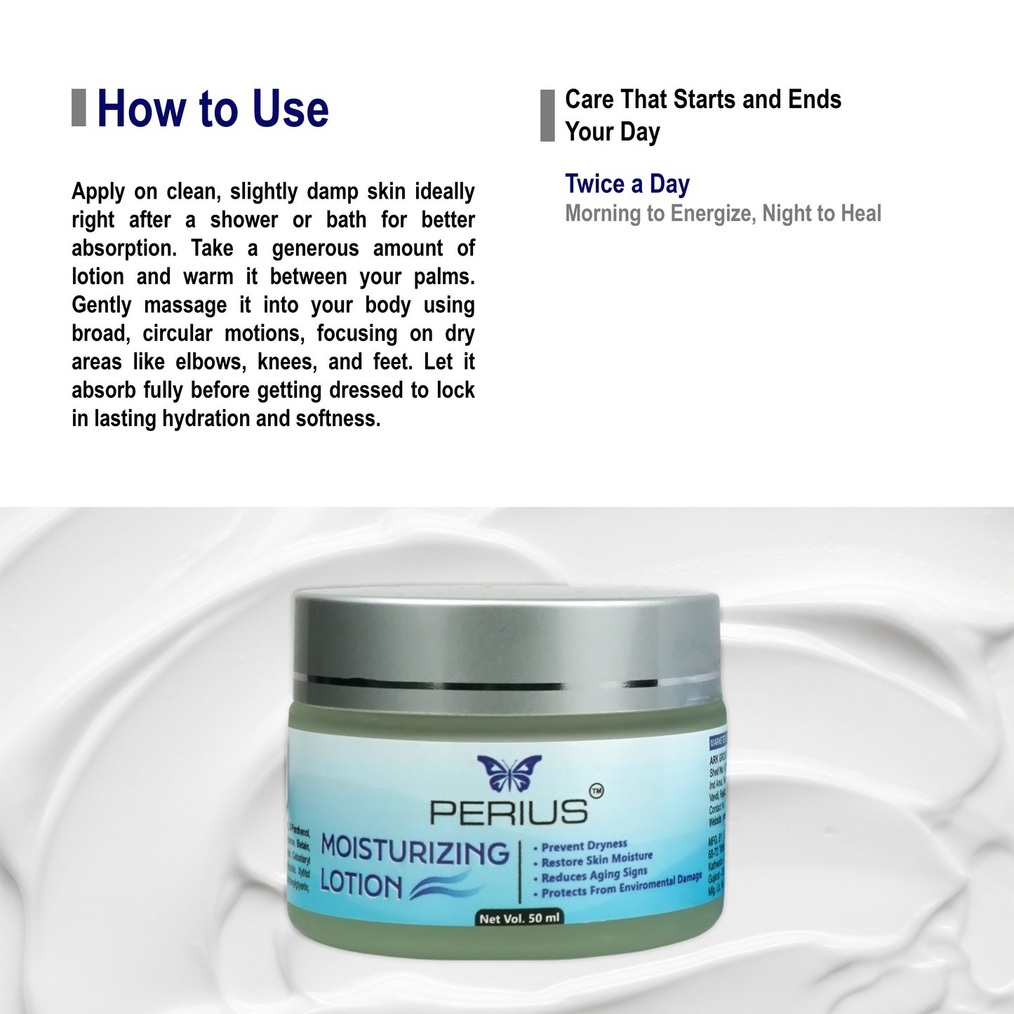 Perius Moisturizer Lotion