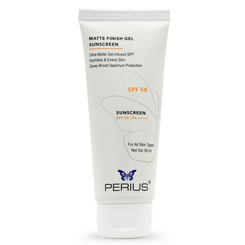 Perius Matte Finish Gel Sunscreen – Invisible Protection, Visible Glow