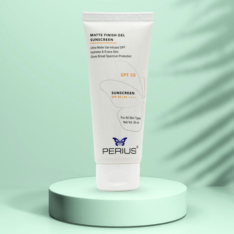 Perius Matte Finish Gel Sunscreen – Invisible Protection, Visible Glow
