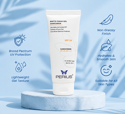Perius Matte Finish Gel Sunscreen