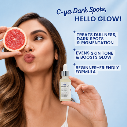 Perius Brightening Face Serum — 5% Vitamin C + Hyaluronic Acid + Licorice