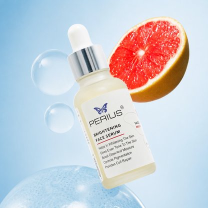 Perius Brightening Face Serum — 5% Vitamin C + Hyaluronic Acid + Licorice