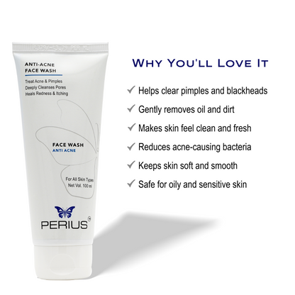 Perius Anti Acne Face Wash