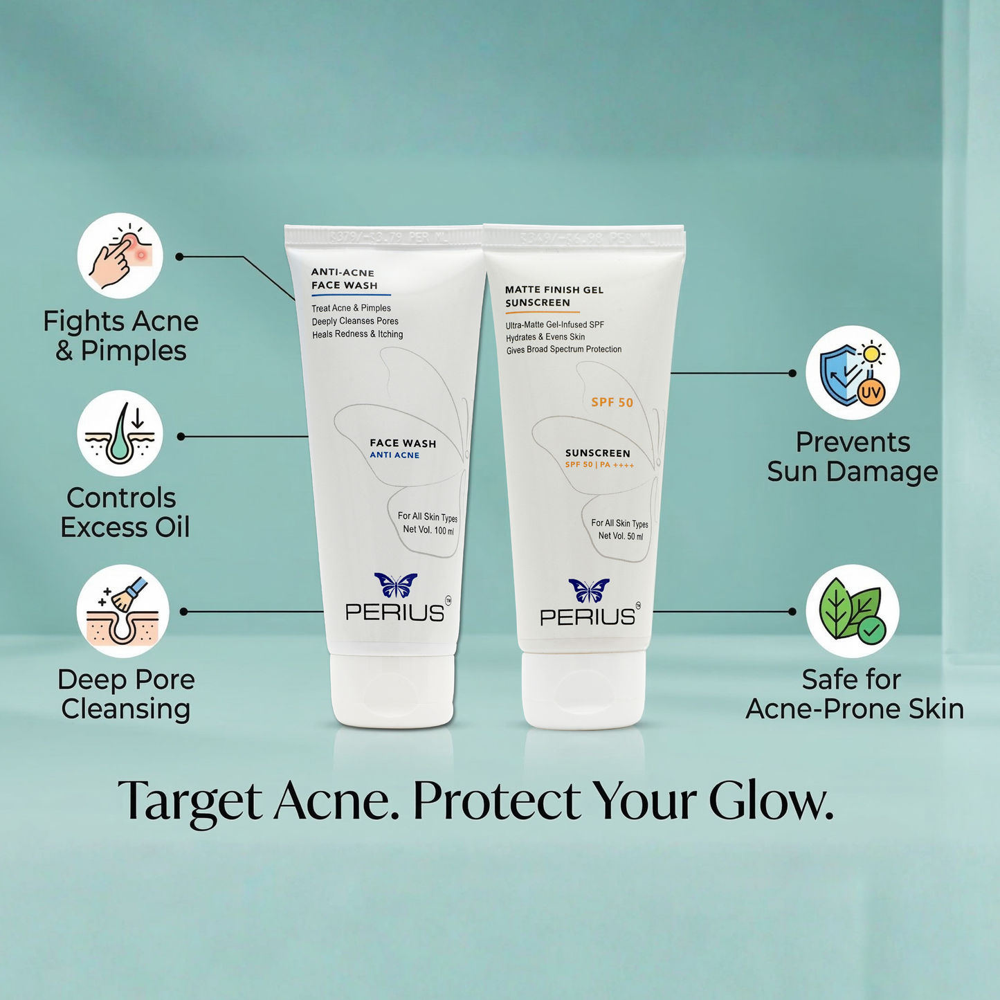 Acne Defense Cleanse & Protect Duo