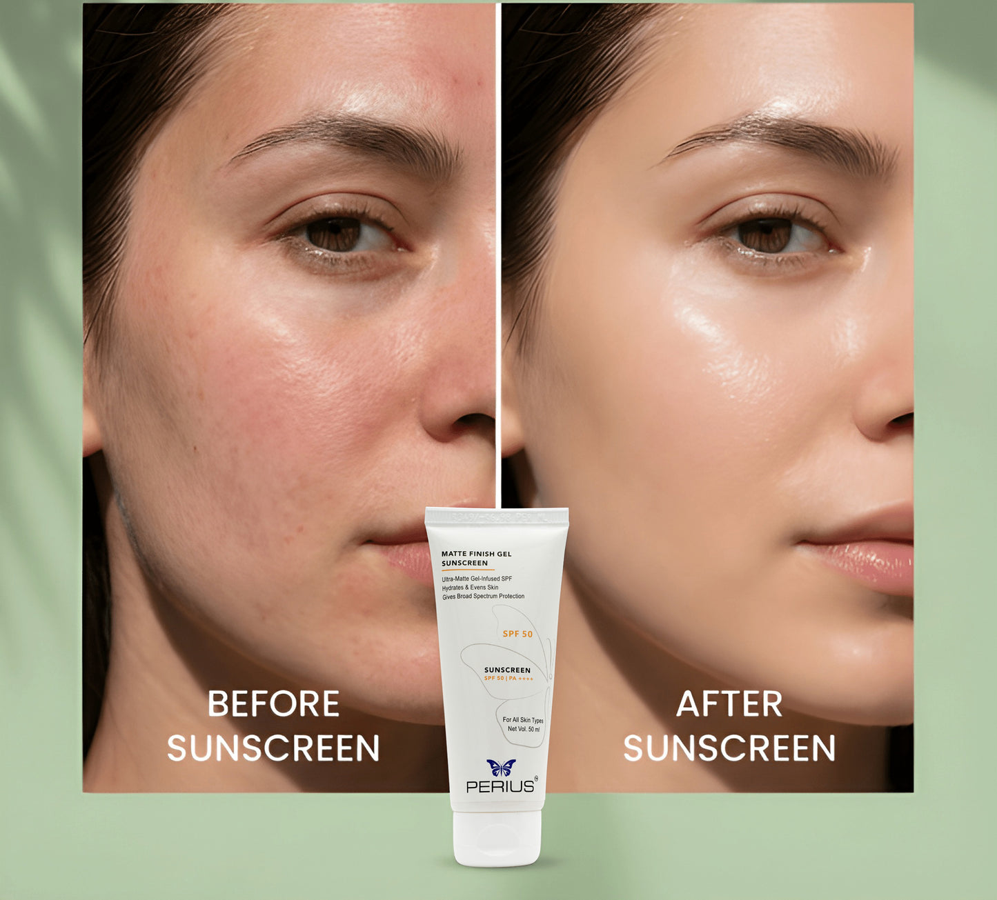 Perius Matte Finish Gel Sunscreen