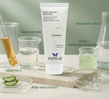 Perius Matte Finish Gel Sunscreen